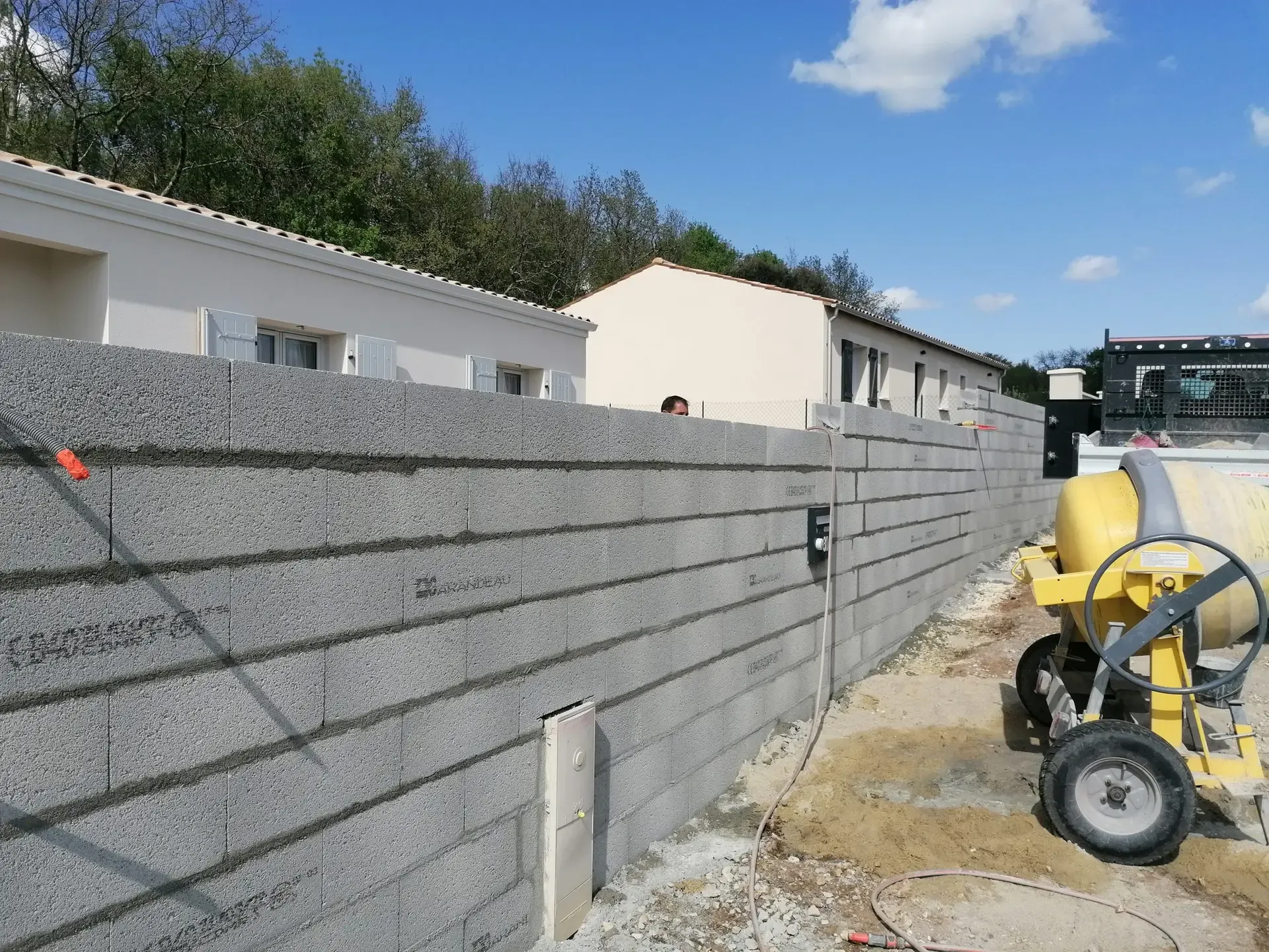 Chantier de travaux publics à Cognac — Vinsonneau TP