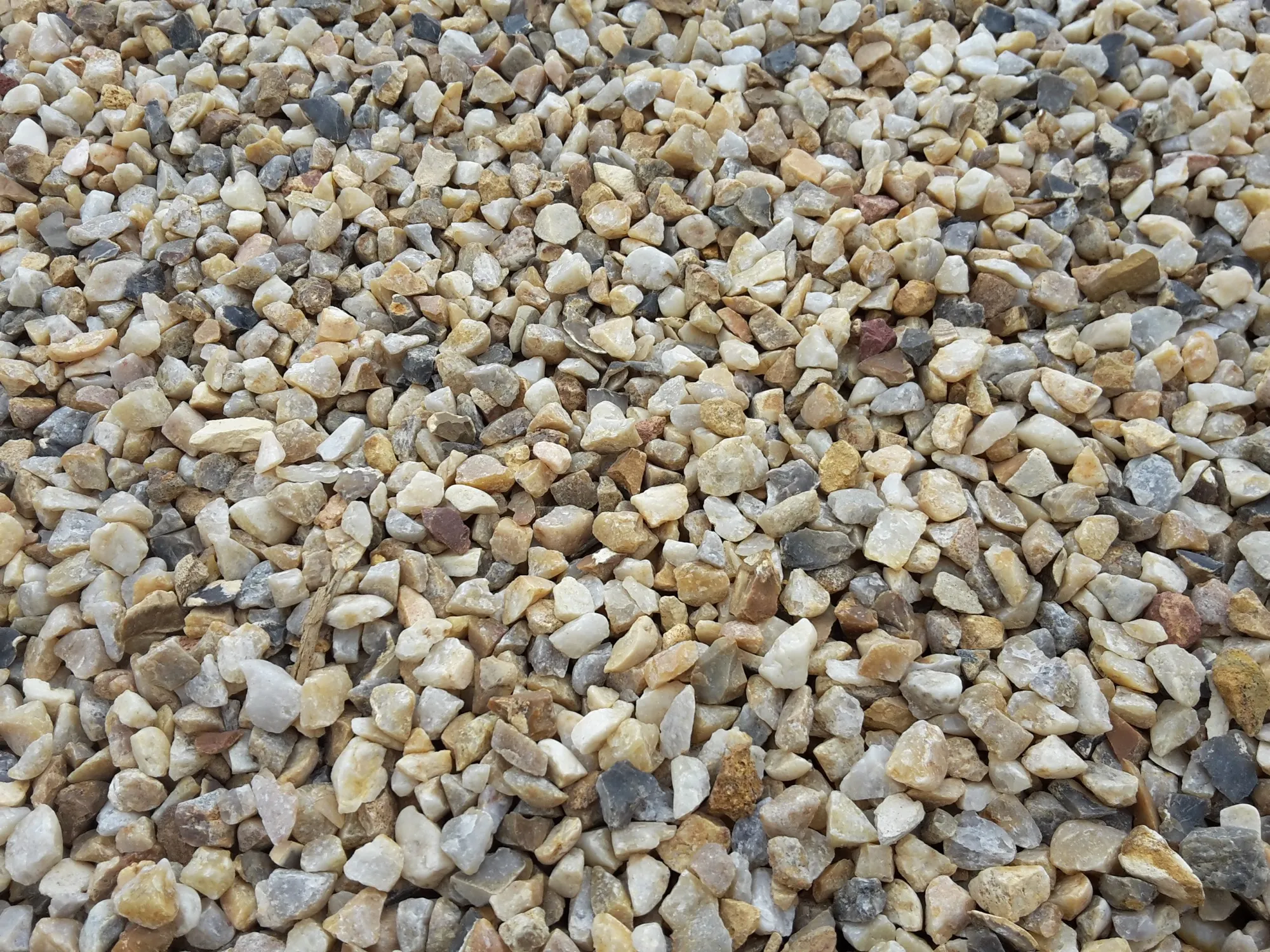 gravier beige silice