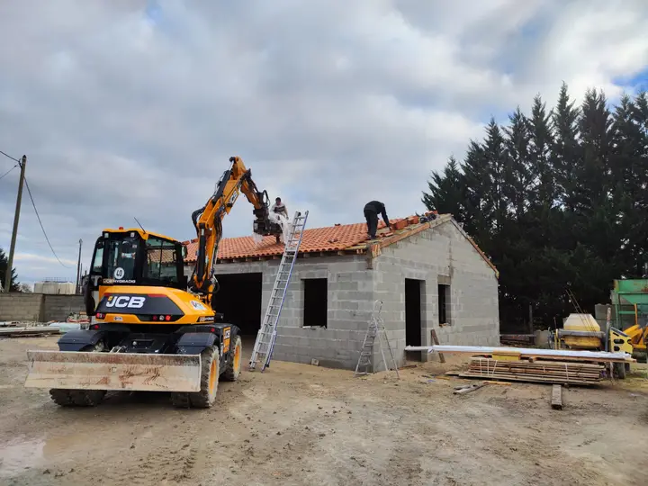 Chantier de travaux publics à Cognac — Vinsonneau TP